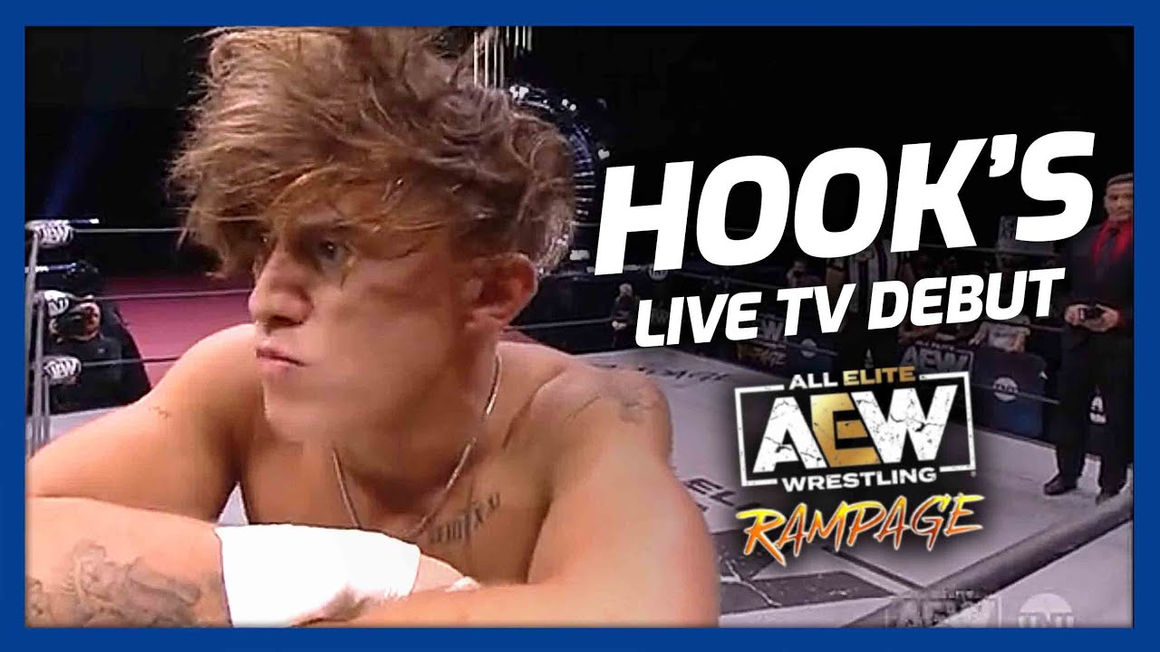 Hook continues to live up to hype in live TV debut | AEW Rampage 1/21/22 background