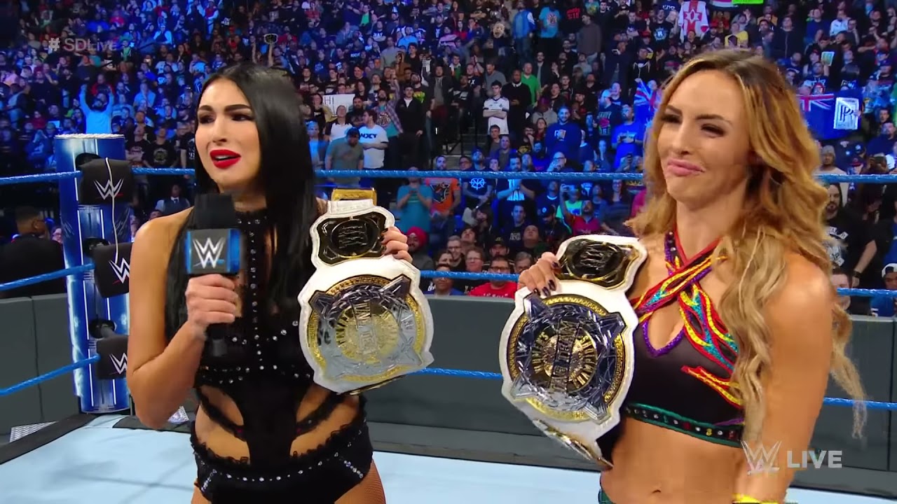 IIconics (c) vs Brooklyn Belles - WWE Women's Tag Championships Match: SmackDown LIVE, Apr. 9, 2019