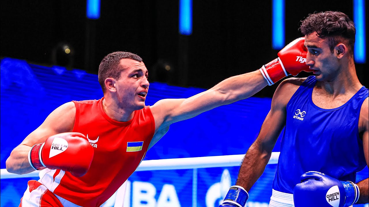 Harris Akbar (ENG) vs. Yurii Zakharieiev (UKR) European Boxing Championships 2022 SF's (71kg)