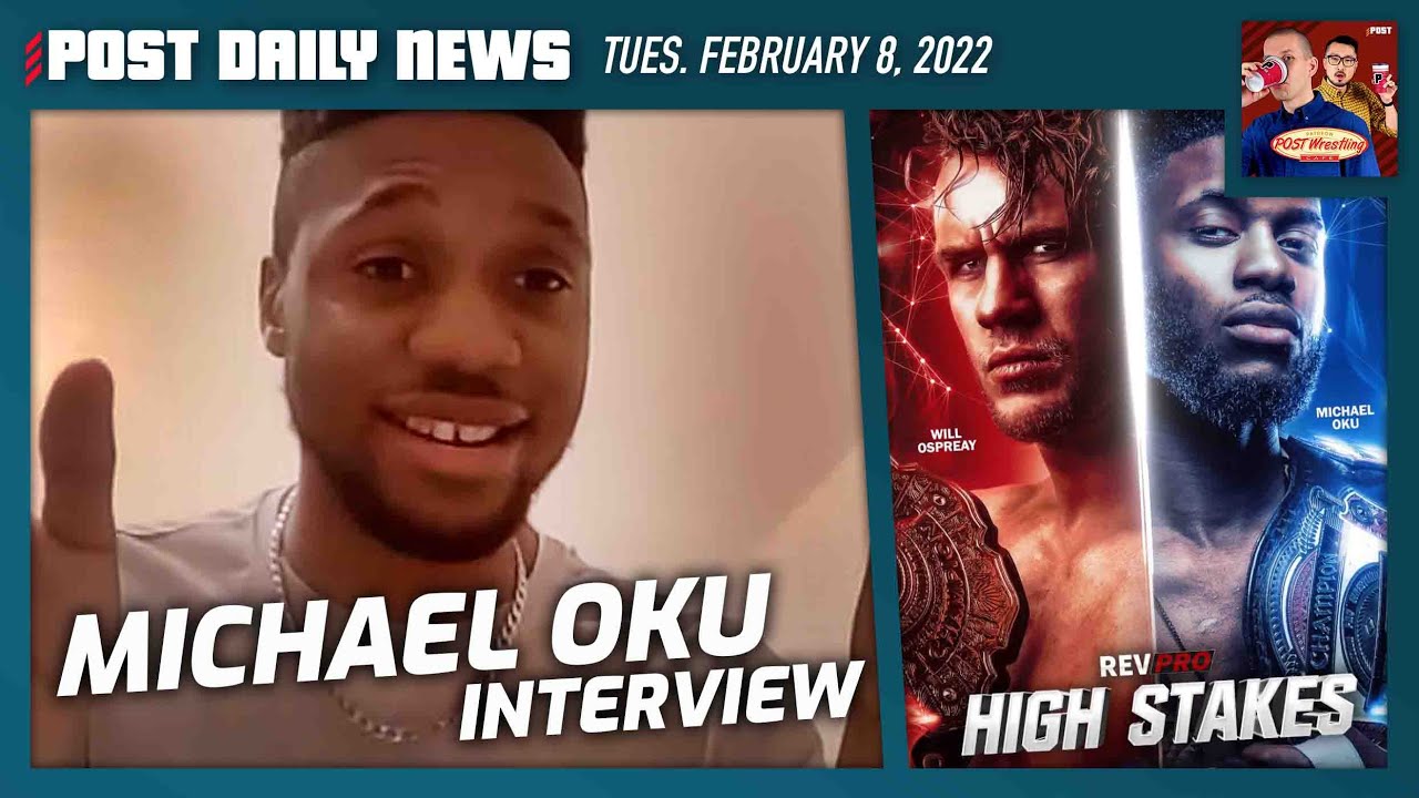 Michael Oku talks Will Ospreay 5-Star match  | POST News 2/8 background