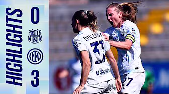 GRANDE VITTORIA IN TRASFERTA 🚀 | SASSUOLO 0-3 INTER | SERIE A WOMEN | HIGHLIGHTS