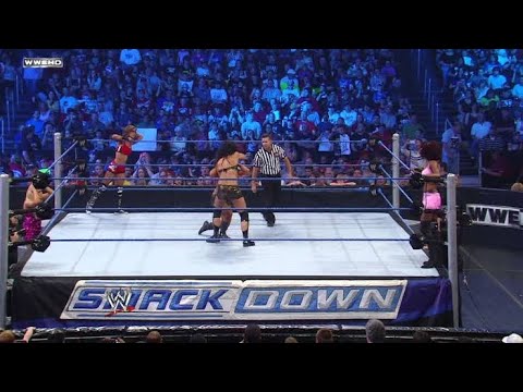 FULL MATCH - Tamina Snuka & Alicia Fox vs. Kaitlyn & A.J.: SmackDown, June 3, 2011
