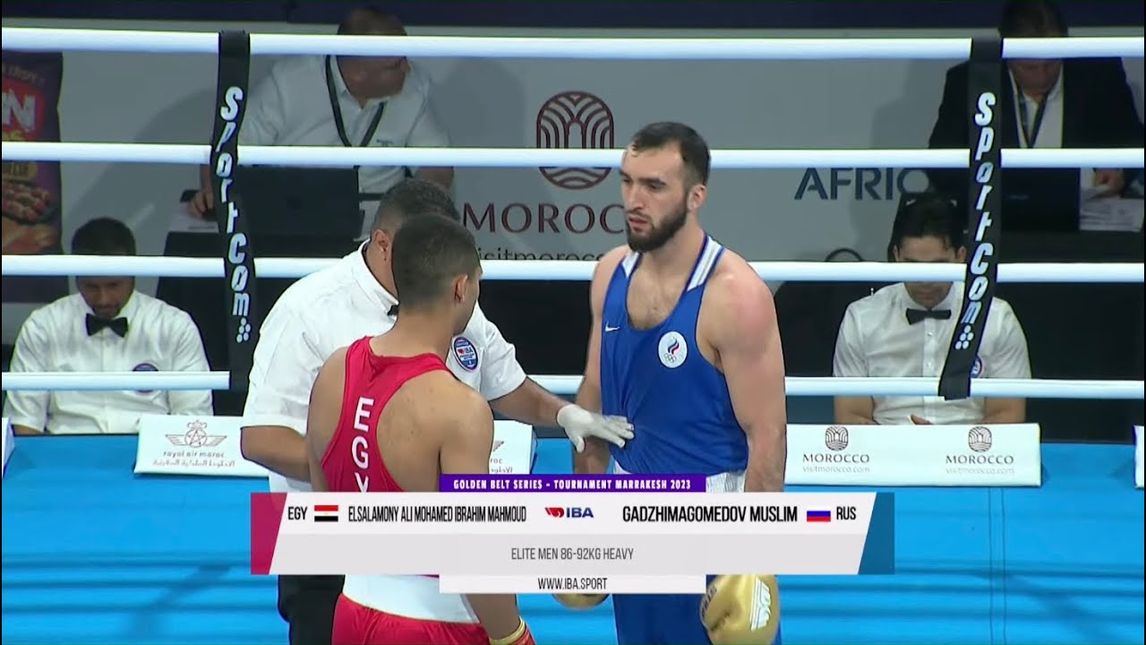 Muslim Gadzhimagomedov (RUS) vs. Ali Mohamed Elsalamony (EGY) Golden Belt Tournament 2023 (92kg) background