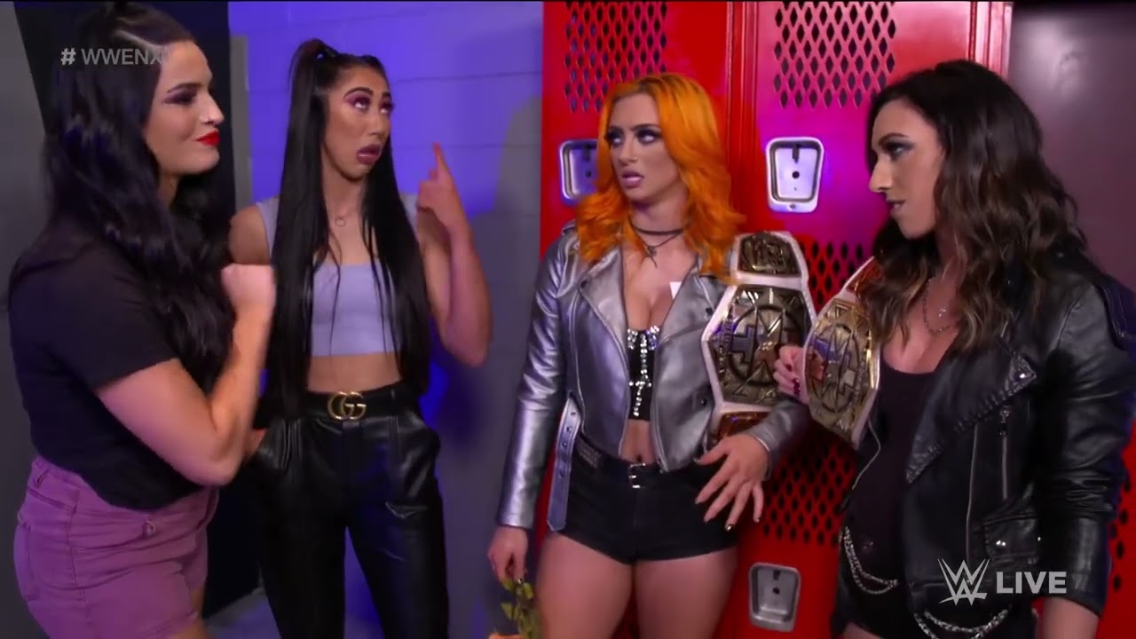 Toxic Attraction attempt to divide Persia Pirotta & Indi Hartwell: WWE NXT 2.0, February 08, 2022 backdrop