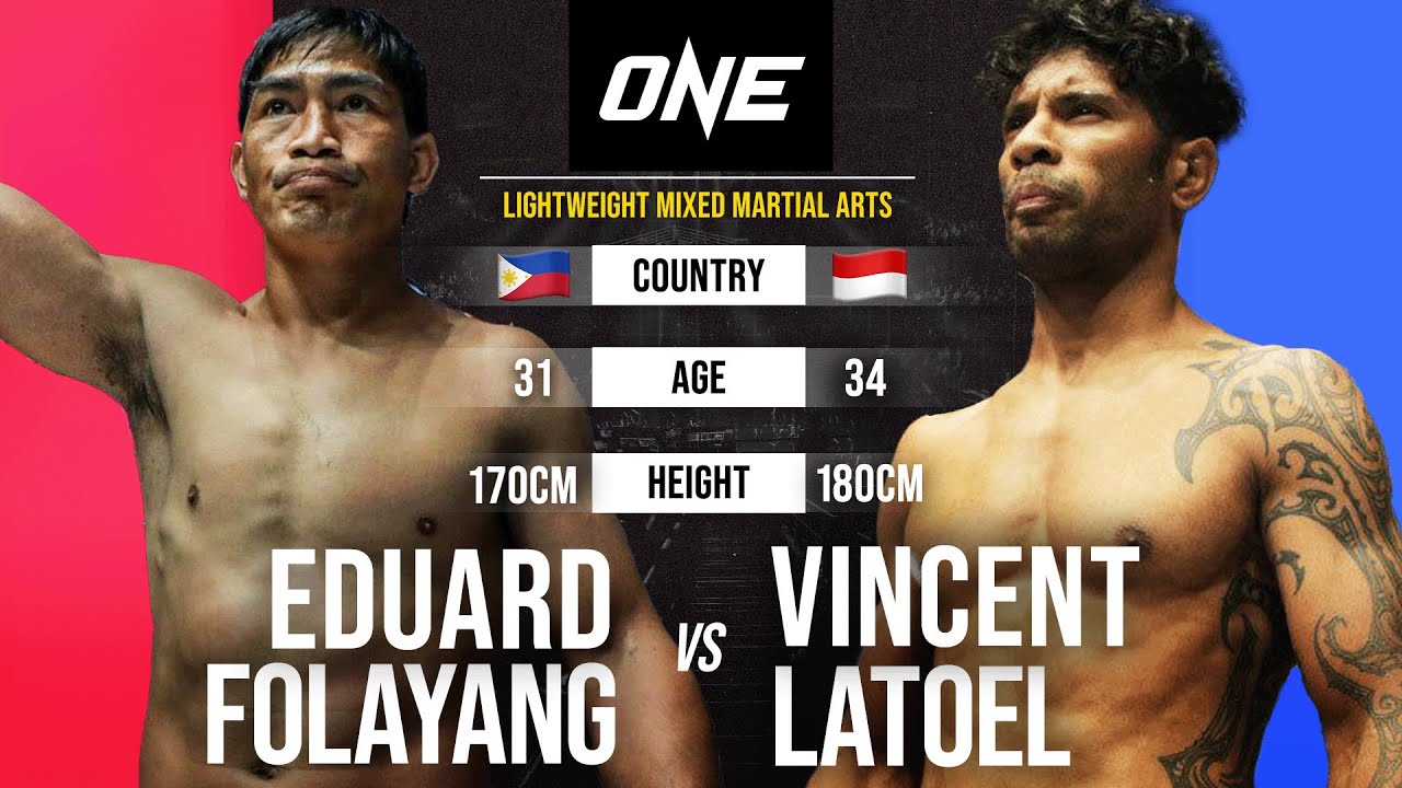 ALL-ACTION WAR Between Folayang & Latoel | From The Archives background