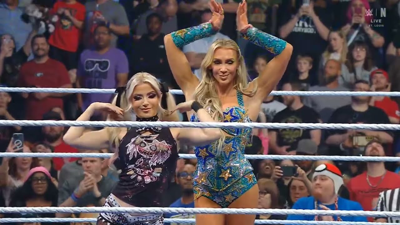 ALEXA BLISS & CHARLOTTE FLAIR VS BAYLEY & LYRA VALKYRIA | WWE SMACKDOWN PART 1 