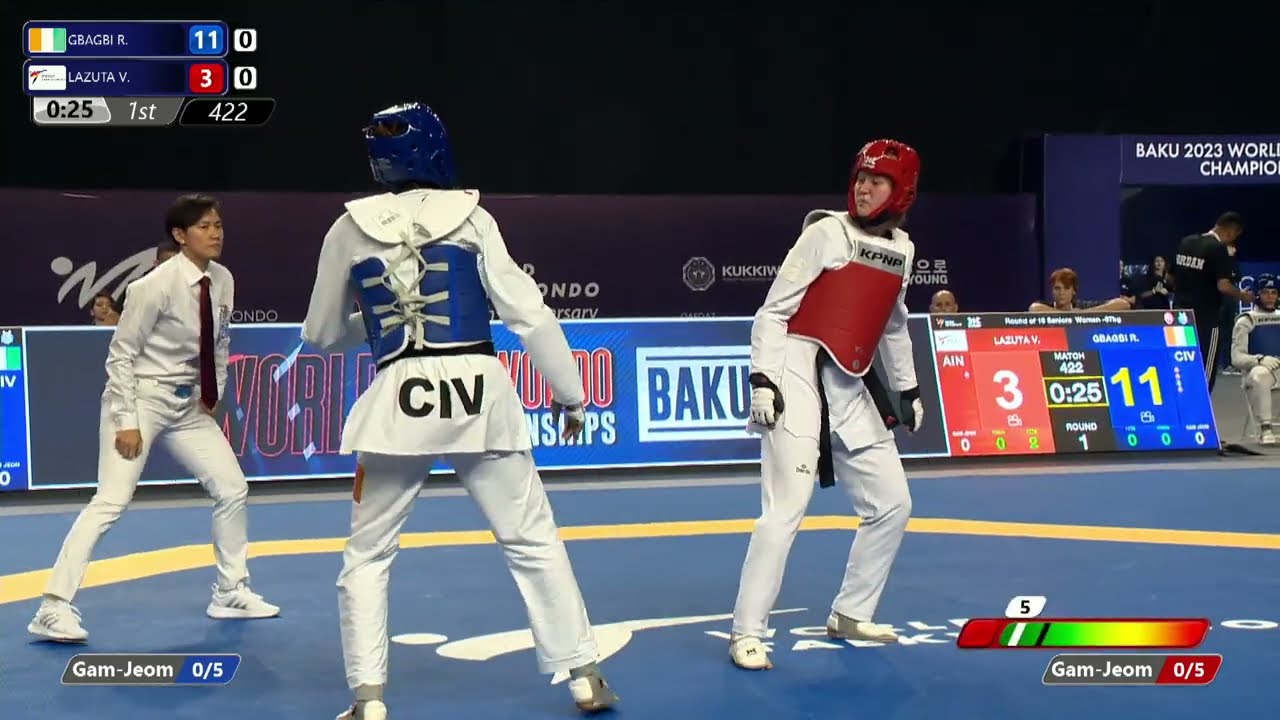 422 R16 Women 67kg CIV GBAGBI R AIN LAZUTA V