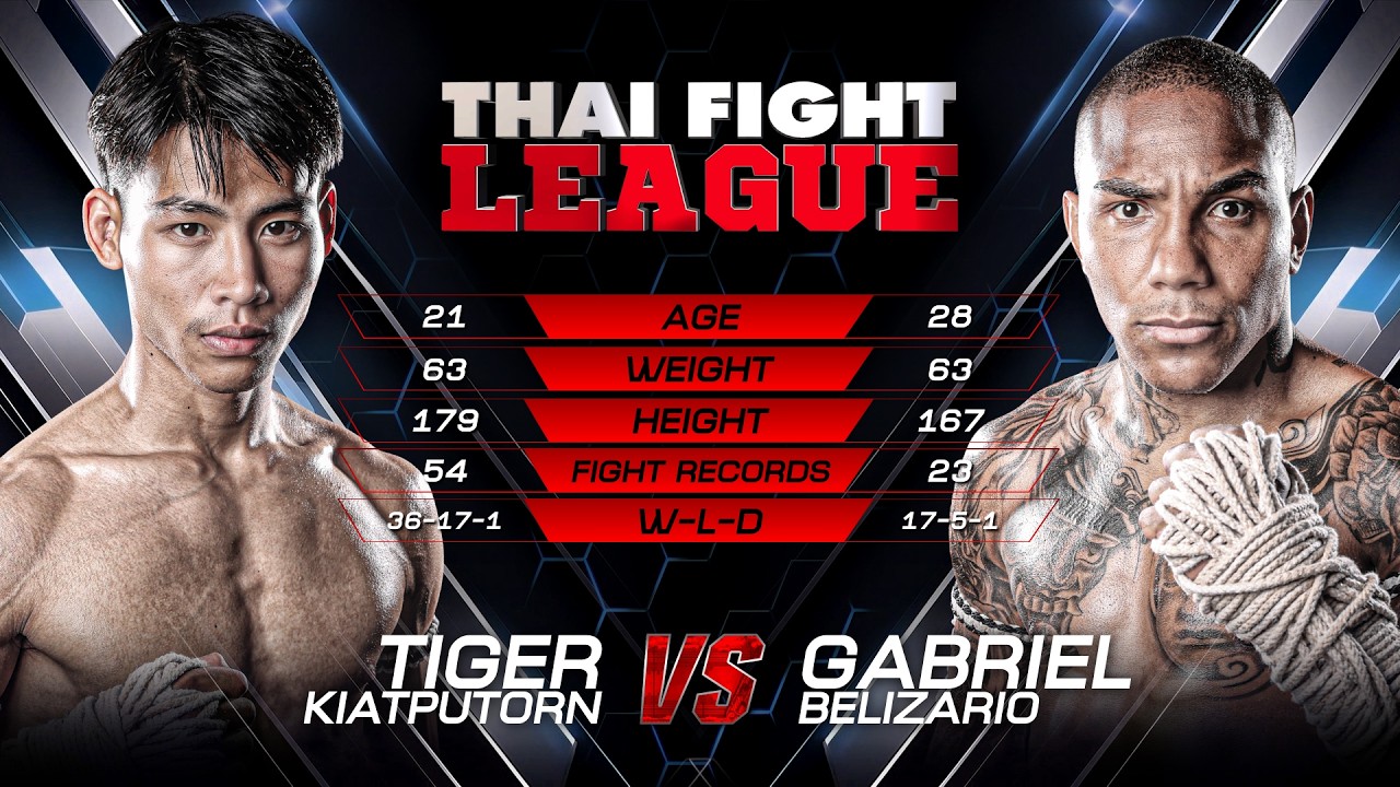 Tiger Kiatputorn vs. Gabriel Belizario | THAI FIGHT LEAGUE 97 | 22 March 2026