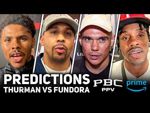 Boxing Pros PREDICTIONS For Keith Thurman vs Sebastian Fundora..