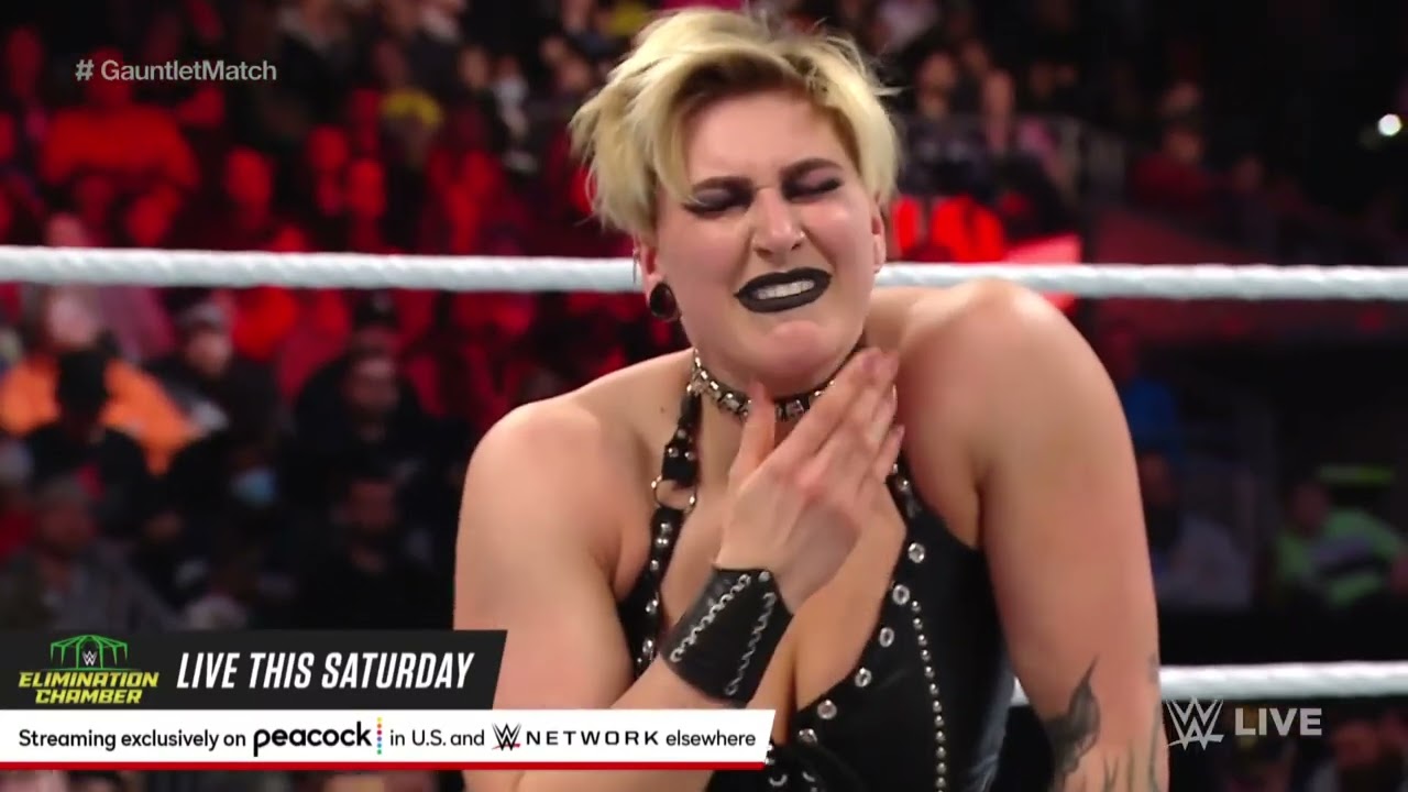 Rhea Ripley vs. Liv Morgan – Gauntlet Match to determine who enters Chamber last: Raw, Feb 14, 2022 background