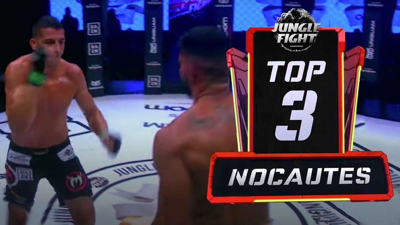 TOP 3 Nocautes | Jungle Fight