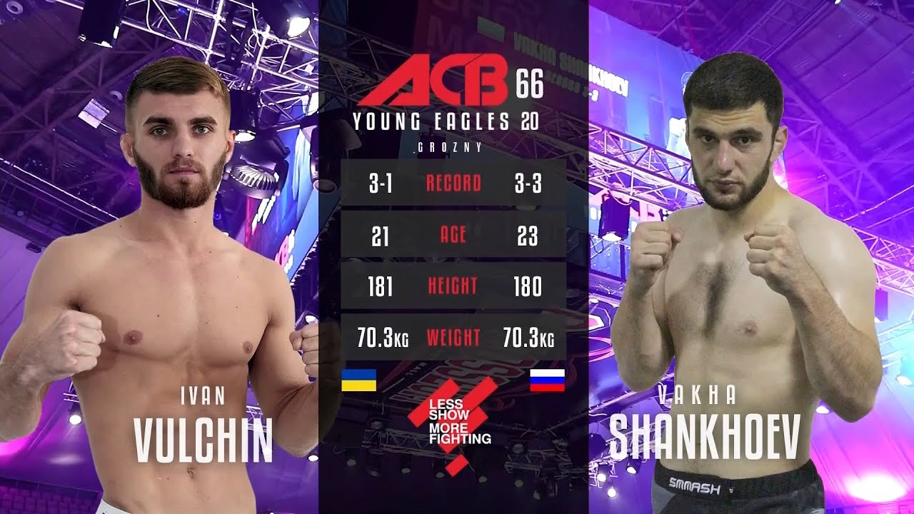 Иван Вульчин vs. Ваха Шанхоев | Ivan Gulchin vs. Vakha Shankhoev | ACB 66 - Young Eagles 20
