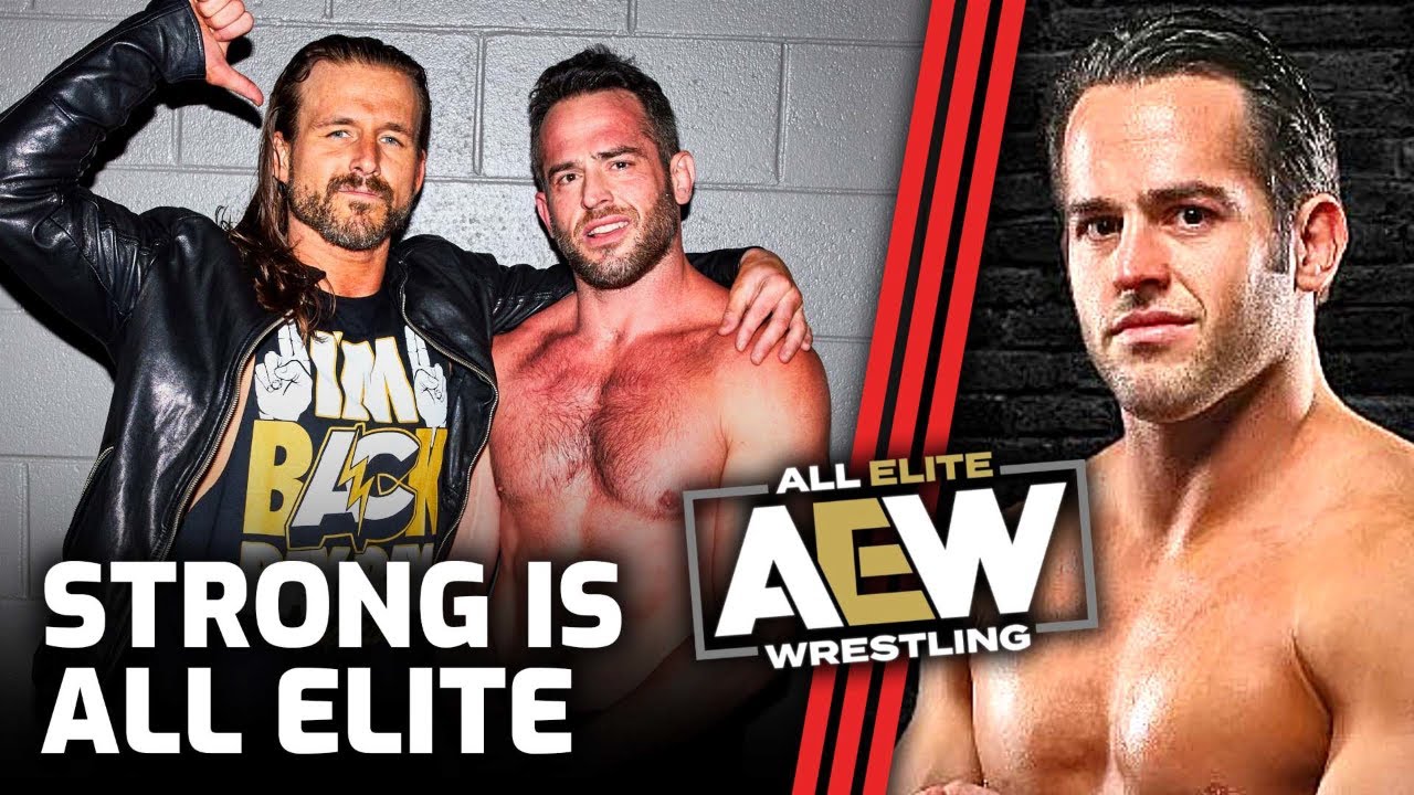 Roderick Strong makes AEW debut, reunites with Adam Cole background