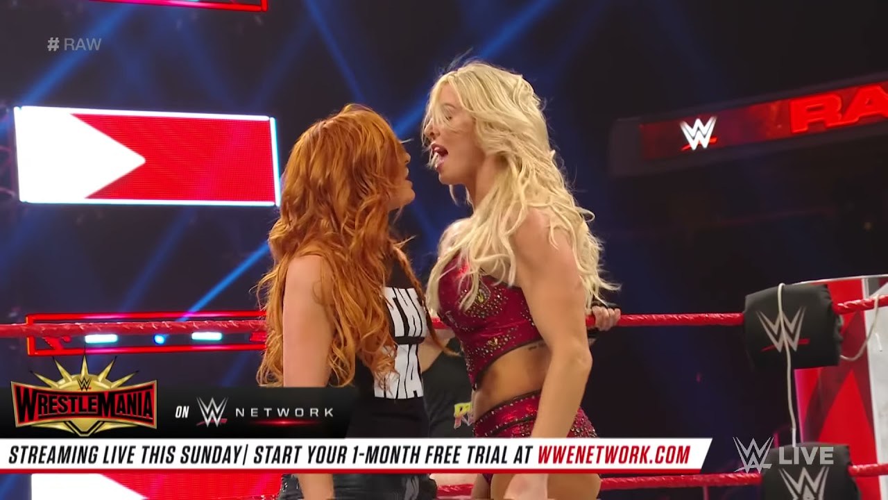Flair, Lynch & Rousey vs. The Riott Squad - 6-Woman Tag Team Match: Raw, Apr. 1, 2019