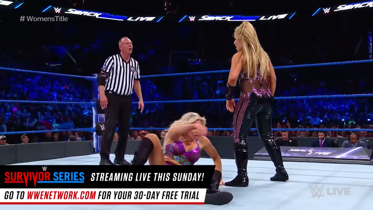 Charlotte Flair vs Natalya (c) - SmackDown Women’s Championship Match: SmackDown LIVE, Nov. 14, 2017