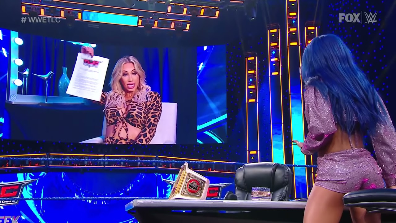 Sasha Banks decides to battle Carmella for the Championship before WWE TLC: SmackDown, Dec. 11, 2020