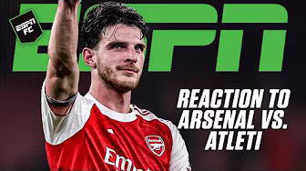 FULL REACTION: Arsenal DOMINATE Atletico Madrid in Champions League match 👀 | ESPN FC background