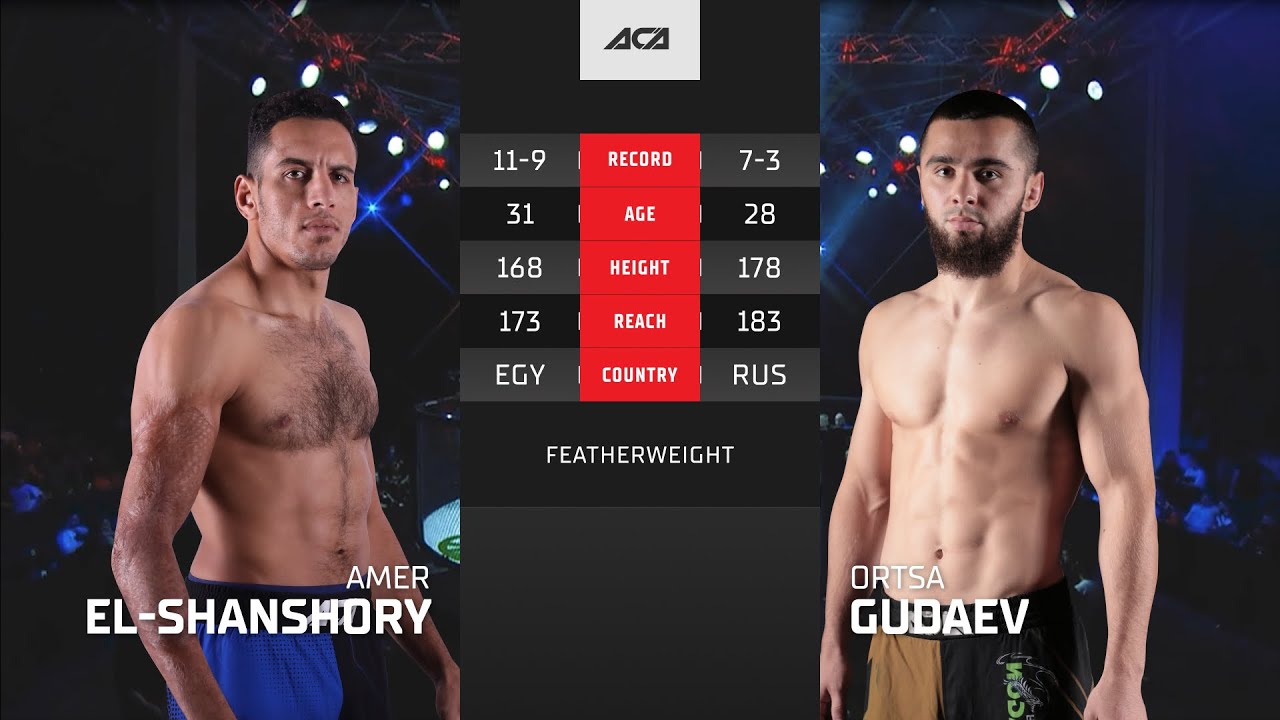 Амер Эл Шаншори vs. Орца Гудаев | Amer El Shanshory vs. Ortca Gudaev | ACA YE 43