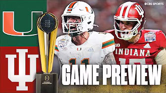 CFP National Championship Preview & Predictions: No. 10 Miami Hurricanes vs No. 1 Indiana Hoosiers 🏆