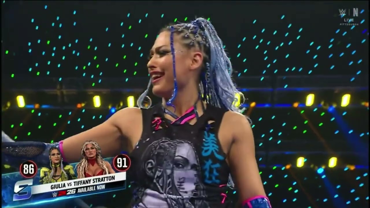 (1/2) Giulia vs Tiffany Stratton: Smackdown March 27 2026