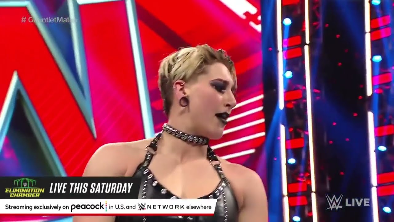 Rhea Ripley vs Doudrop – Gauntlet Match to determine who enters Chamber last: Raw, February 14, 2022 background
