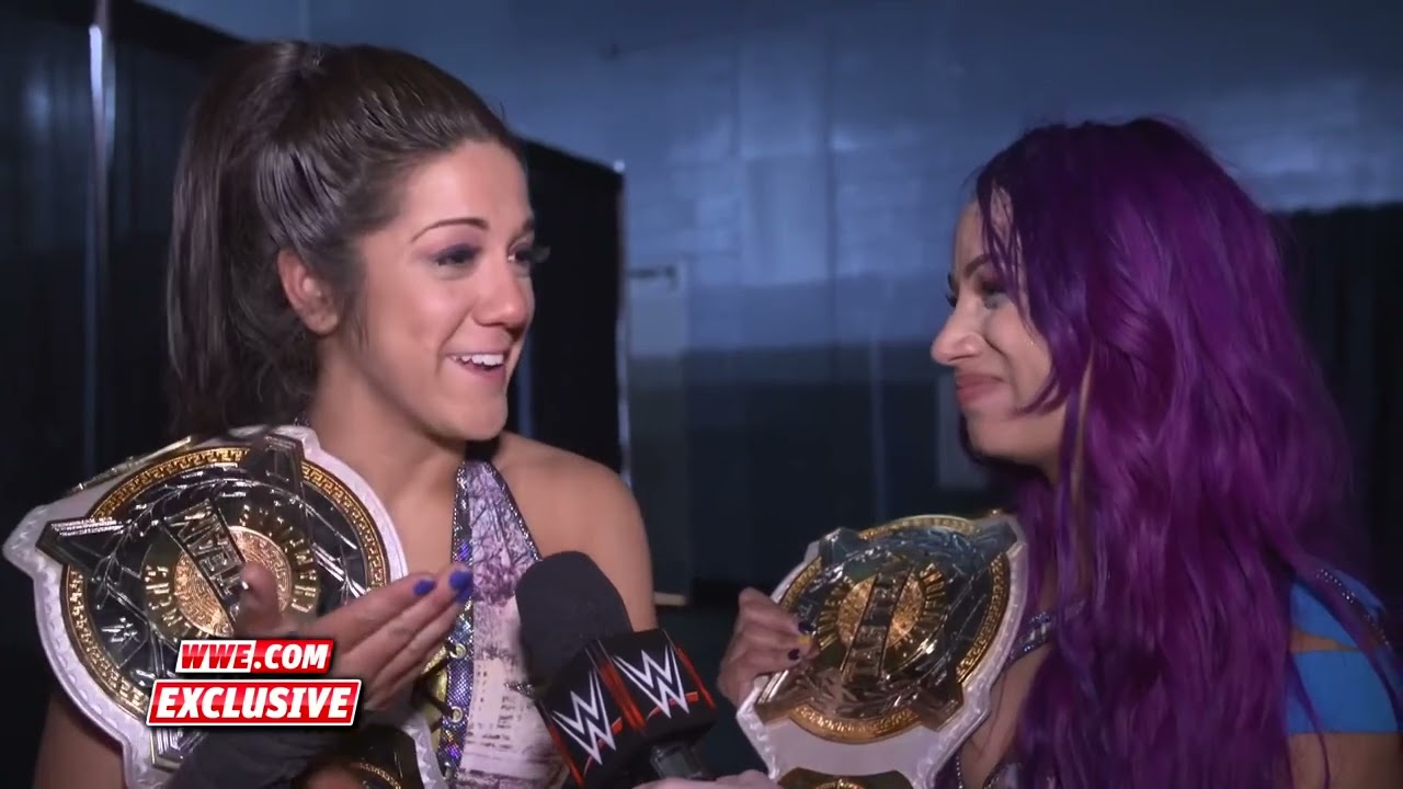 Bayley and Sasha Banks vow their big win is only the beginning: WWE Exclusive, February 17, 2019