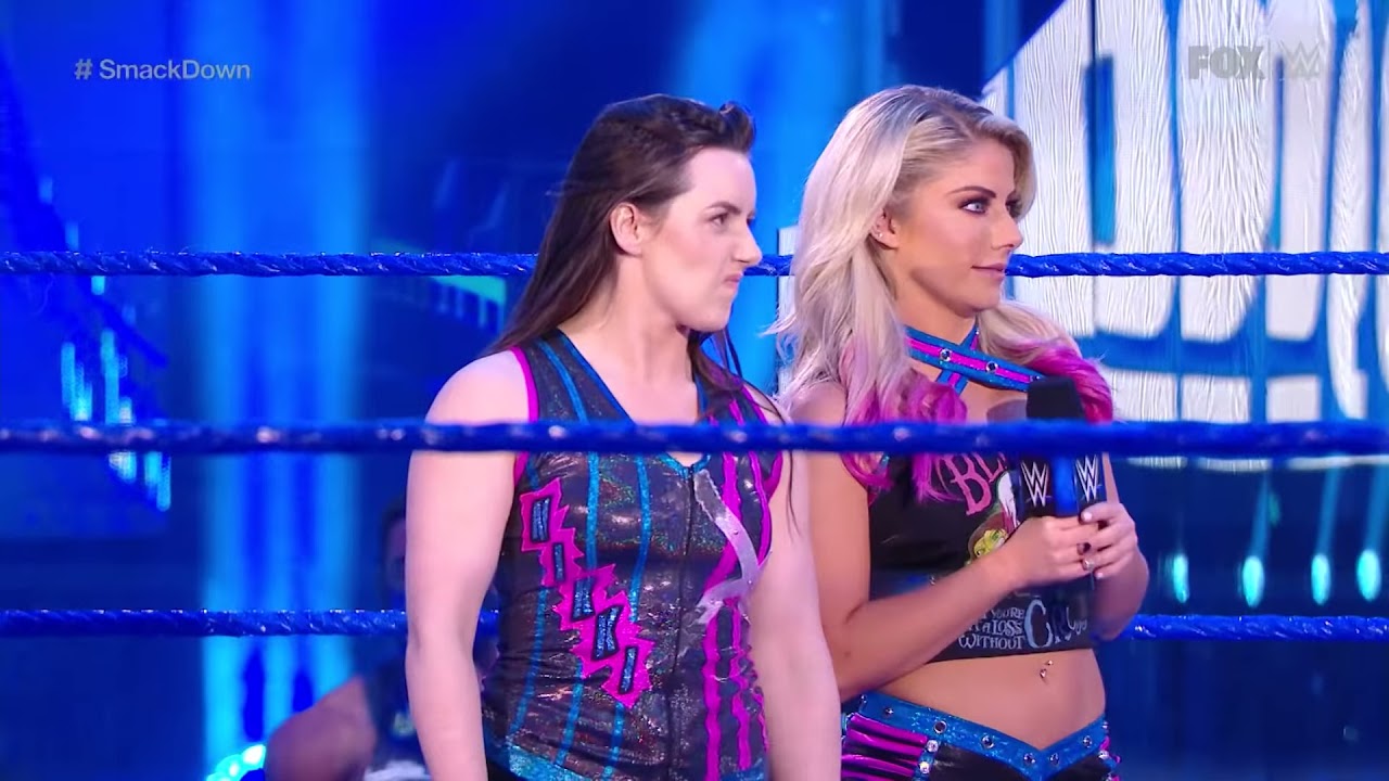 Banks and Bayley's self-organized tribute gets derailed by Cross and Bliss: SmackDown, July 03, 2020 background