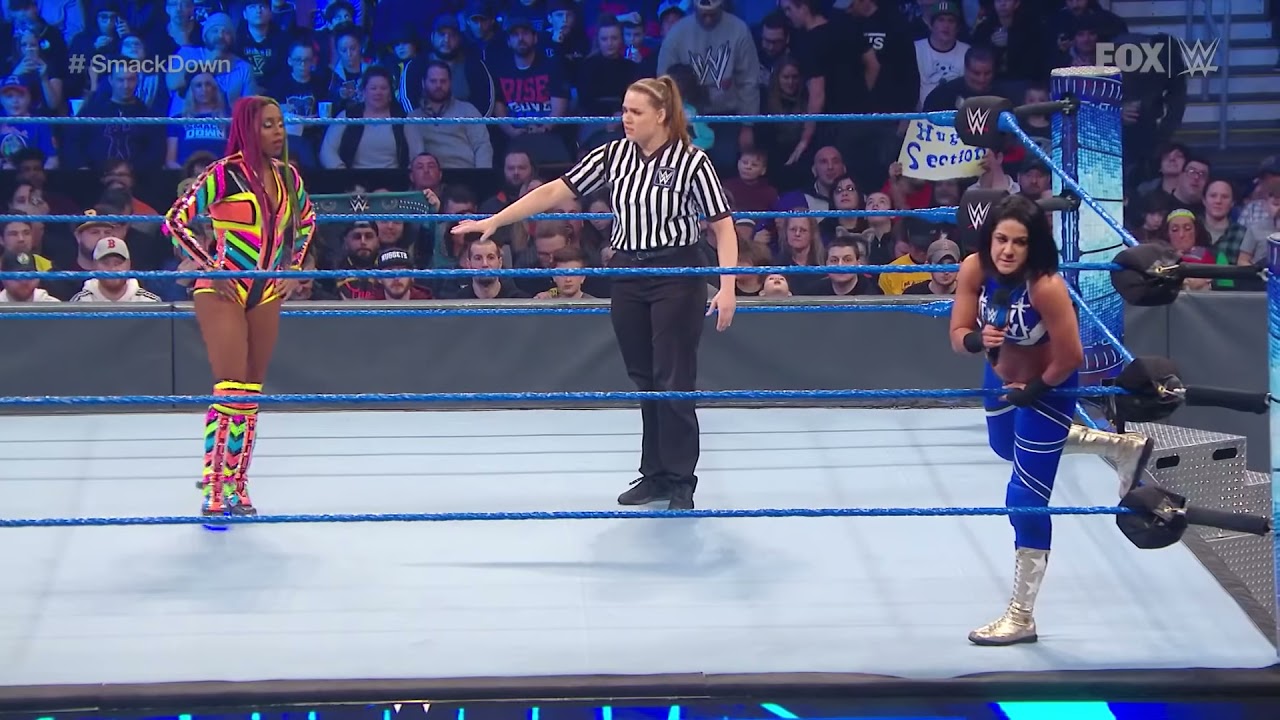Naomi vs. Bayley: SmackDown, Feb. 28, 2020 background