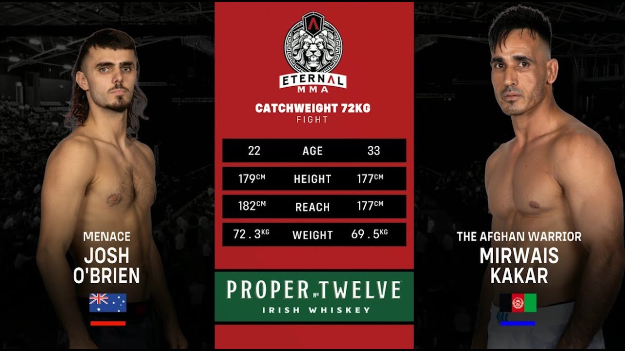 Eternal MMA 101: Josh O'Brien VS Mirwais Kakar | FULL FIGHT