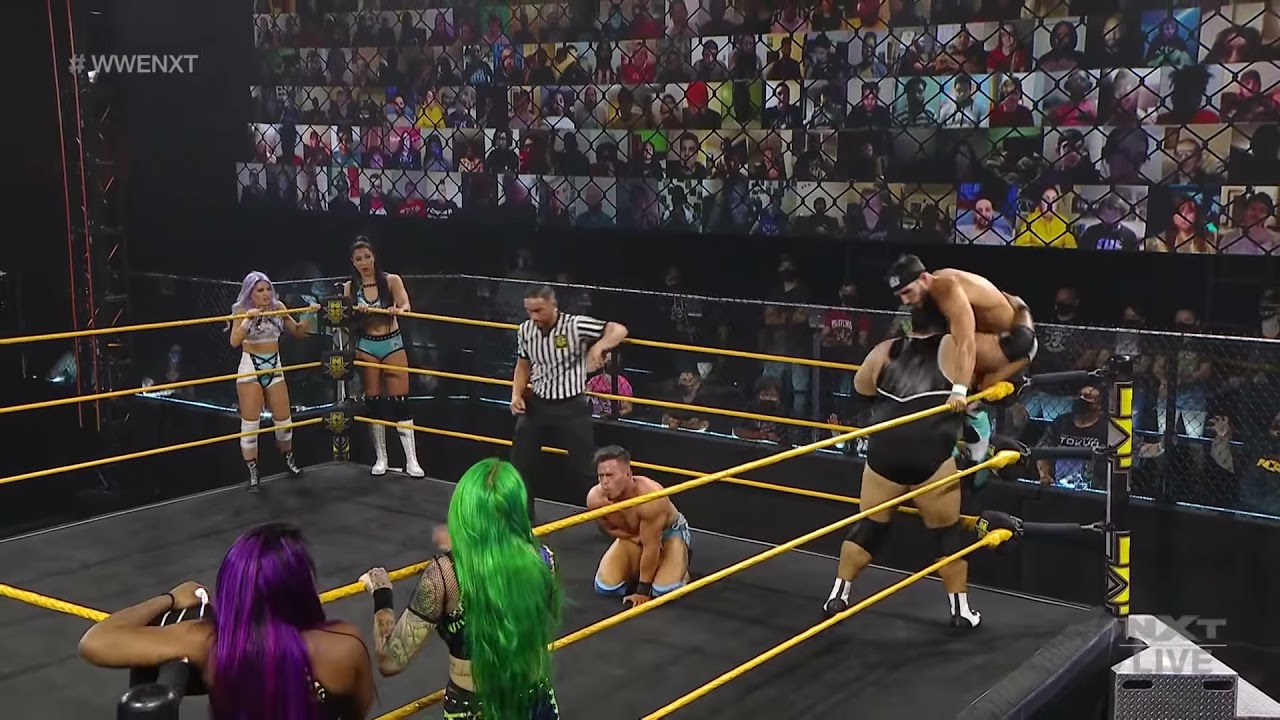 Moon, Reed, Lumis & Blackheart vs. The Way – 8-Person Mixed Tag Team Match: WWE NXT, Apr. 13, 2021