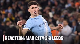 FULL REACTION: Phil Foden stars in late Manchester City win vs. Leeds ⭐️ | ESPN FC