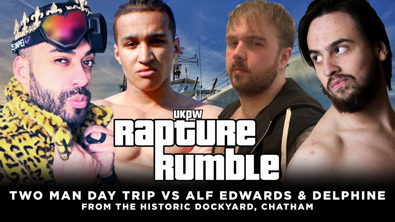 UKPW: FULL MATCH - Two Man Day Trip vs Alf Edwards & Delphine (TAG TEAM MATCH)