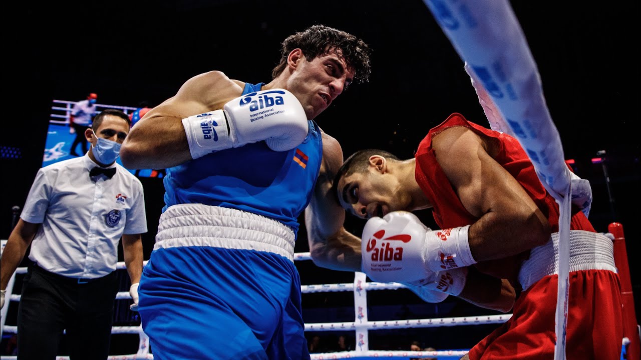 Hovhannes Bachkov (ARM) vs. Malik Hasanov (AZE) AIBA World Boxing Championships 2021 (63kg)