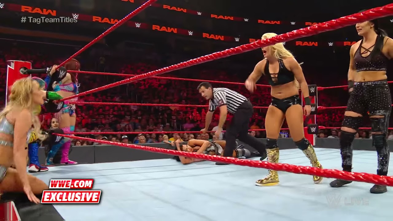 The IIconics melt down after Fatal 4-Way Match elimination: Raw Exclusive, August 05, 2019