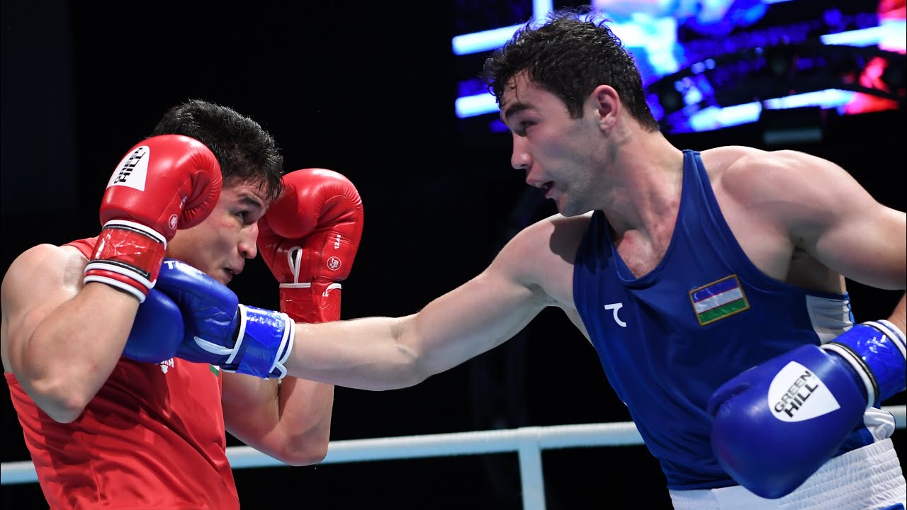 Dilshodbek Ruzmetov (UZB) vs. Shabbos Negmatulloev (TJK) Asian Championships 2021 SF’s (81kg)