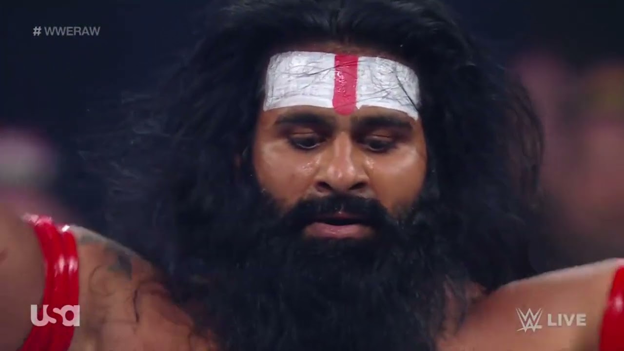 WWE RAW DOMINIK MYSTERIO VS VEER MAHAAN 06/06/22 background