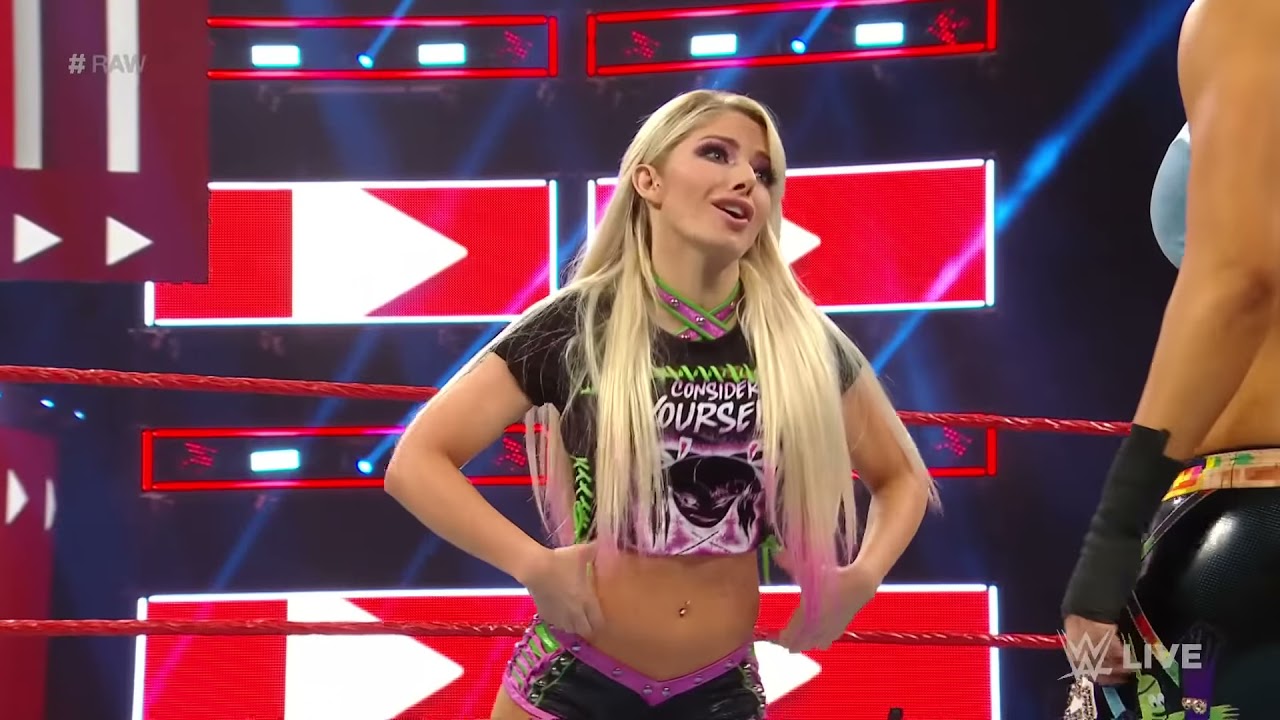 Alexa Bliss vs. Bayley: Raw, Apr. 8, 2019 background