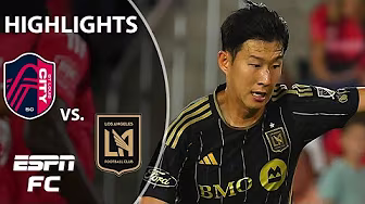 Son Heung-Min BRACE 💪 St. Louis City SC vs. LAFC | MLS Highlights | ESPN FC