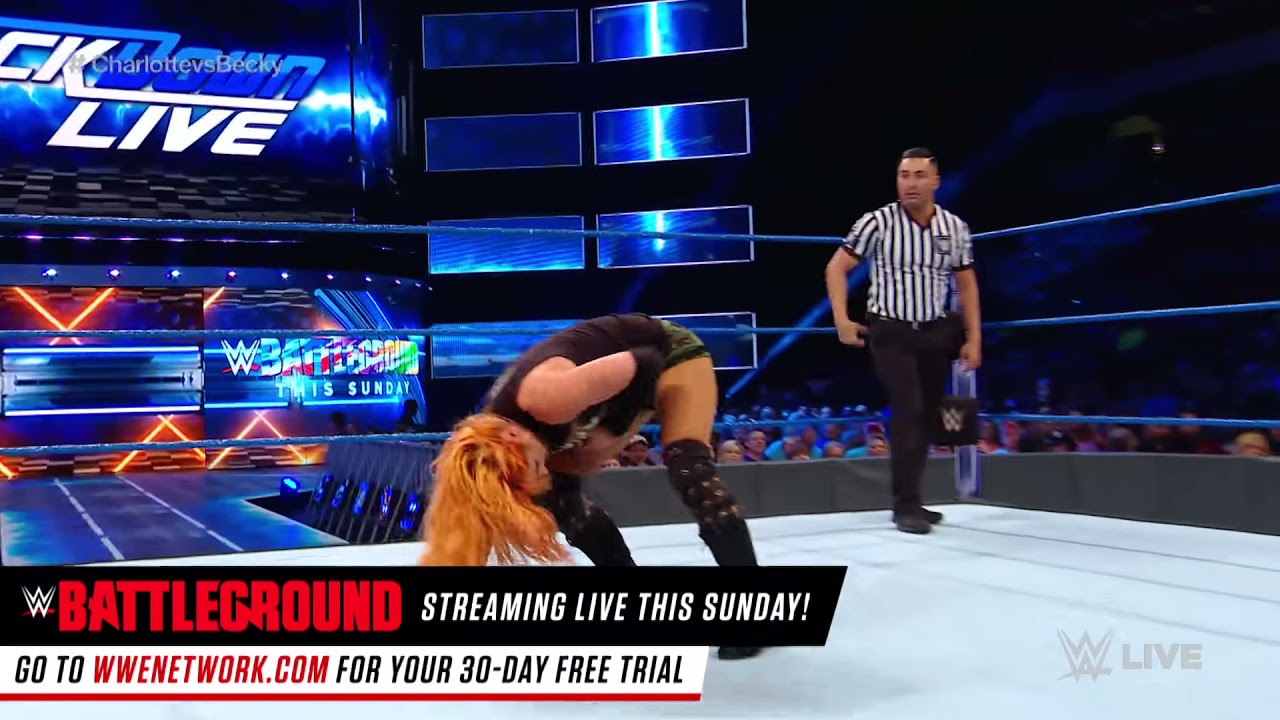 Becky Lynch vs. Charlotte Flair: SmackDown LIVE, July 18, 2017