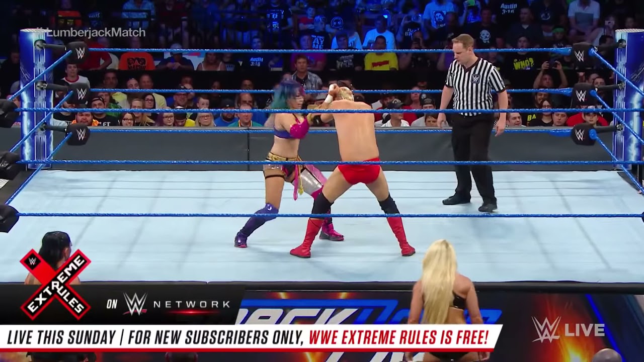 Asuka vs. James Ellsworth - Lumberjack Match: SmackDown LIVE, July 10, 2018