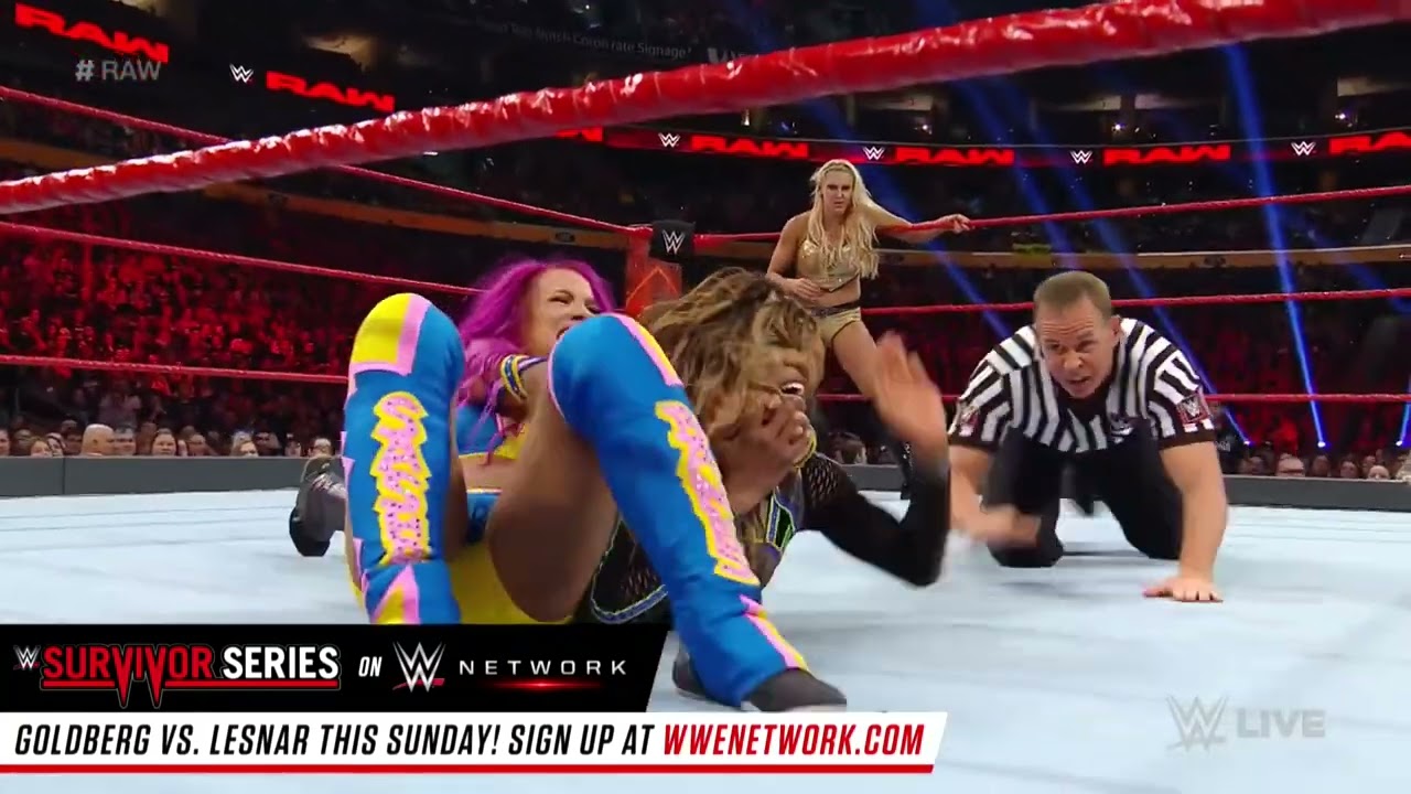 Sasha Banks & Charlotte Flair vs. Nia Jax & Alicia Fox: Raw, November 14, 2016