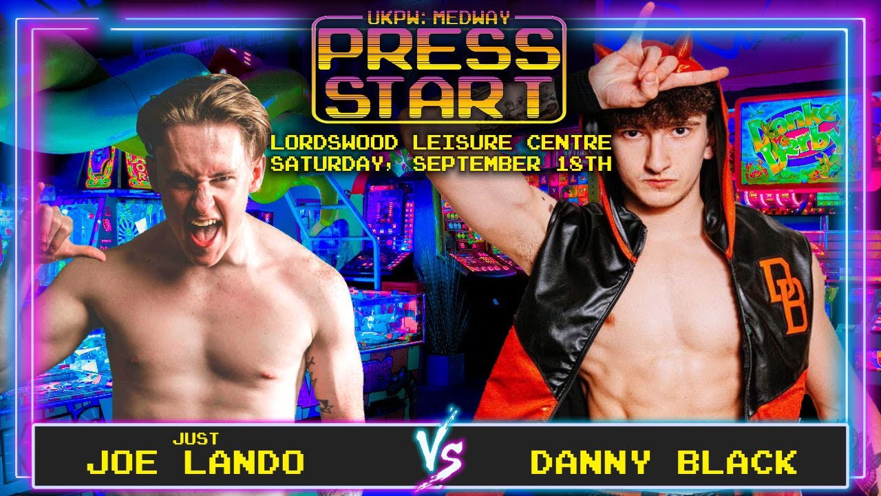 UKPW: FULL MATCH - 'Just' Joe Lando vs Danny Black background