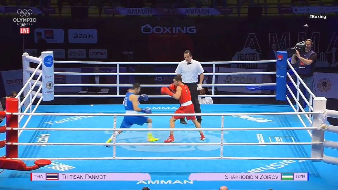 Thitisan Panmot (THA) vs. Shakhobidin Zoirov (UZB) Asia/Oceania Olympic Qualifiers 2020 SF’s (52kg) background