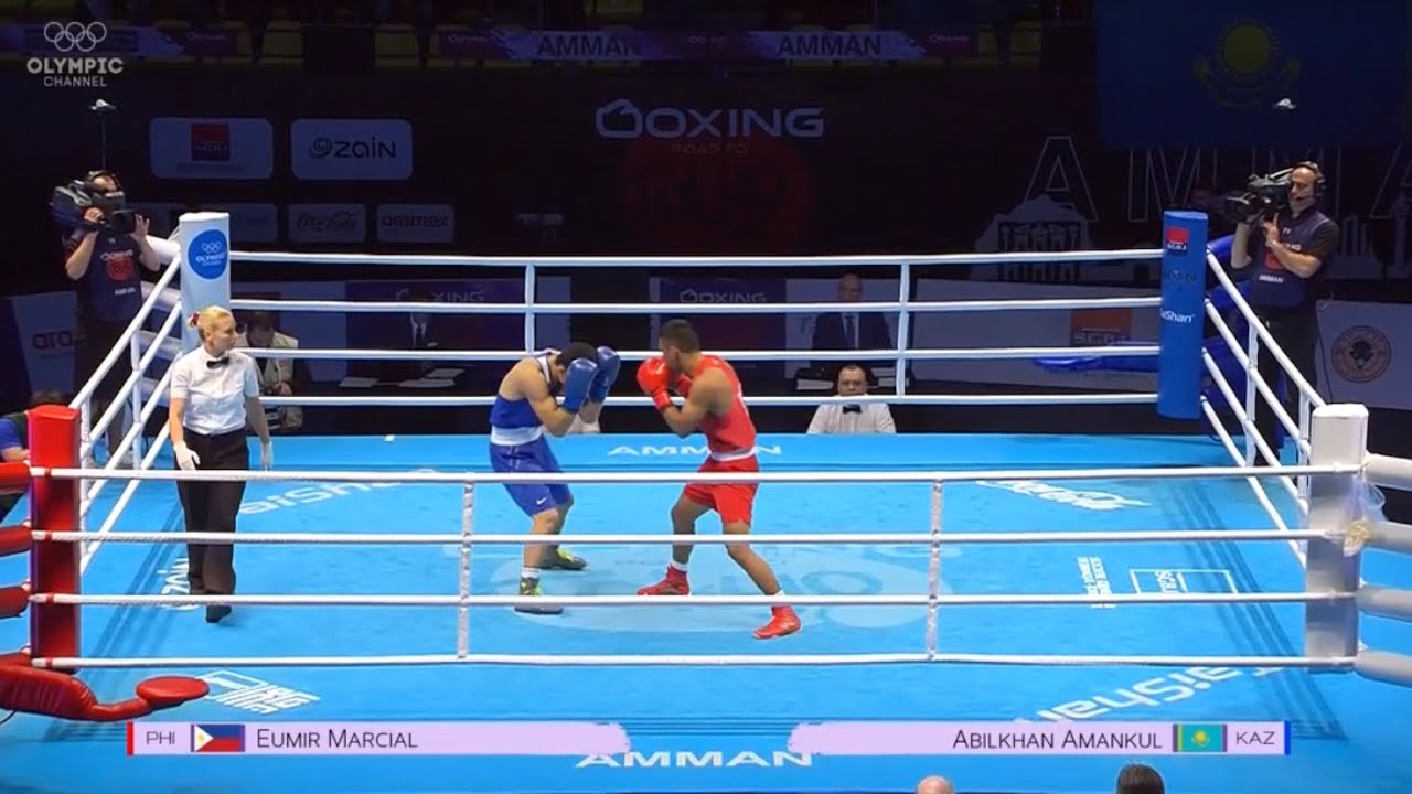 Eumir Marcial (PHL) vs. Abilkhan Amankul (KAZ) Asia/Oceania Olympic Qualifiers 2020 (75kg)
