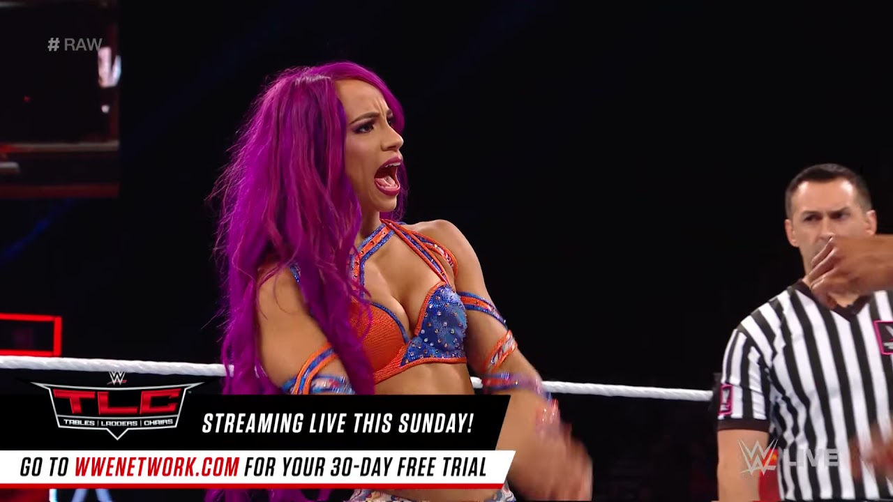 Sasha Banks vs. Alicia Fox: Raw, October 16, 2017