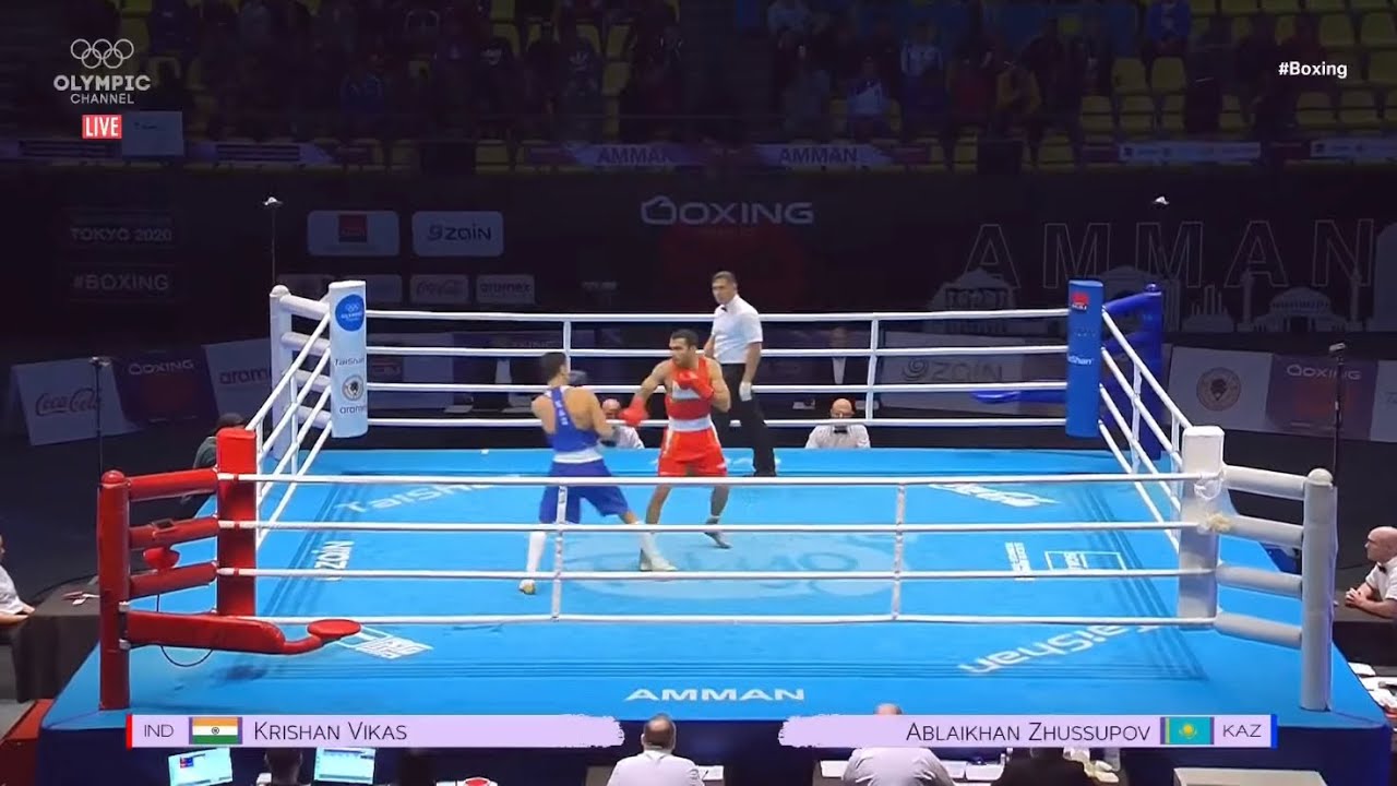 Vikas Krishan (IND) vs. Ablaikhan Zhussupov (KAZ) Asia/Oceania Olympic Qualifiers 2020 SF’s (69kg)