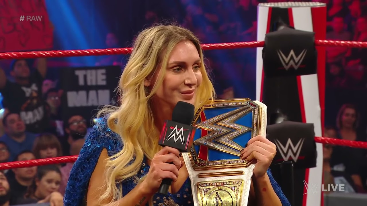 Charlotte Flair and Becky Lynch trade verbal barbs on "Miz TV": Raw, October 07, 2019