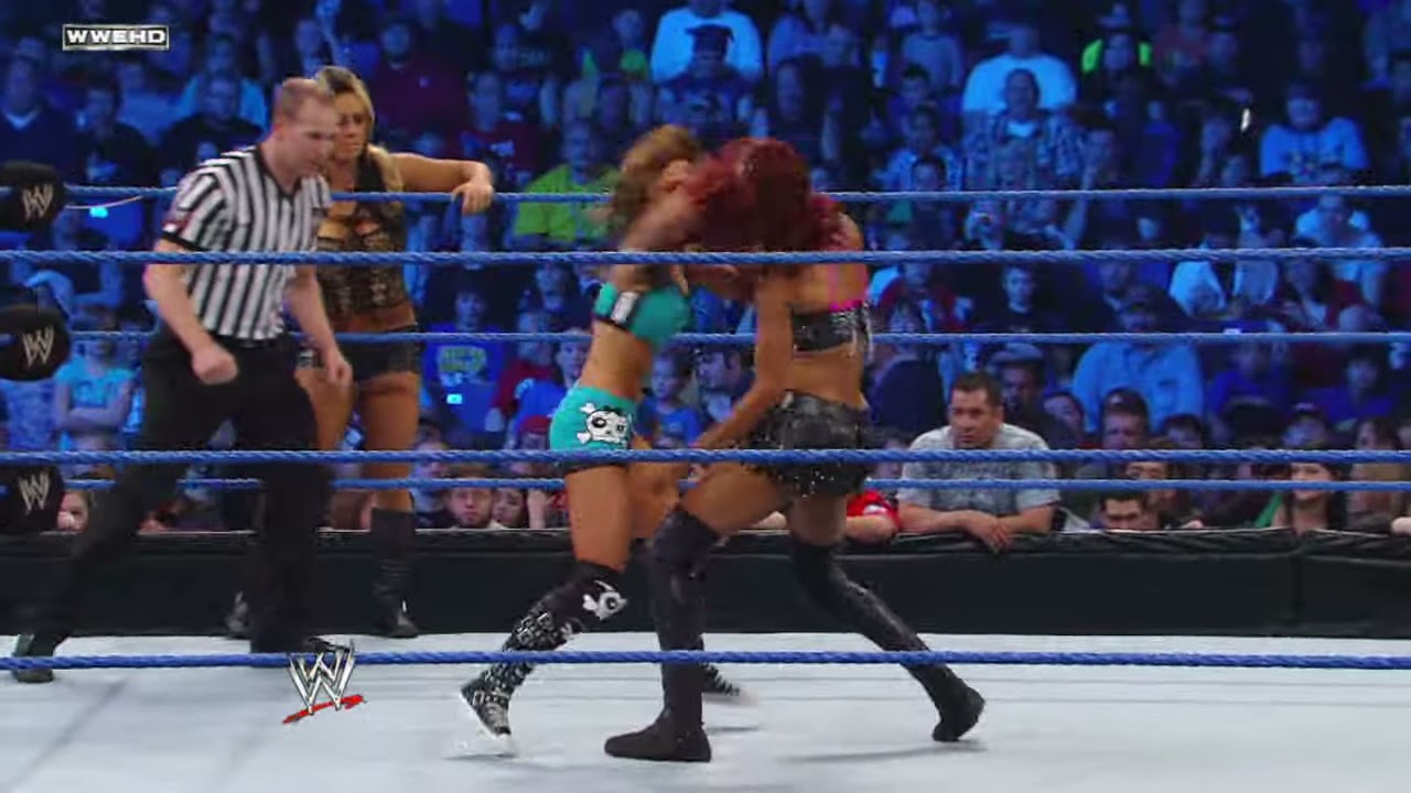 Tamina Snuka & Alicia Fox vs. Kaitlyn & A.J.: SmackDown, May 27, 2011 background