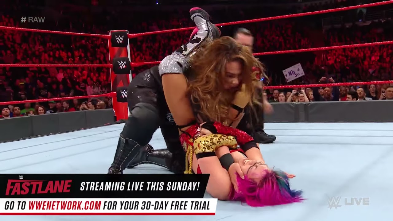 Asuka vs. Nia Jax: Raw, March 05, 2018