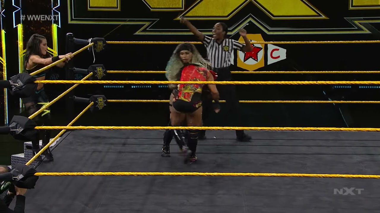 Kayden Carter & Kacy Catanzaro vs. Jessi Kamea & Xia Li: NXT, Sept. 16, 2020 background